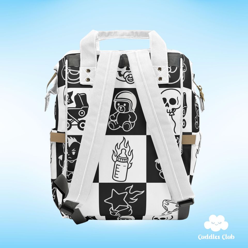 Personalized Rock Music Diaper Backpack