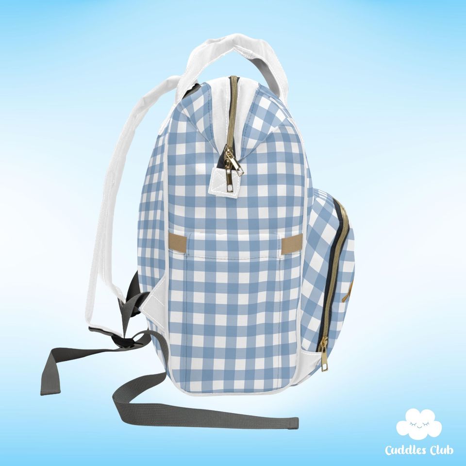 Personalized Golf Teddy Bear Diaper Backpack