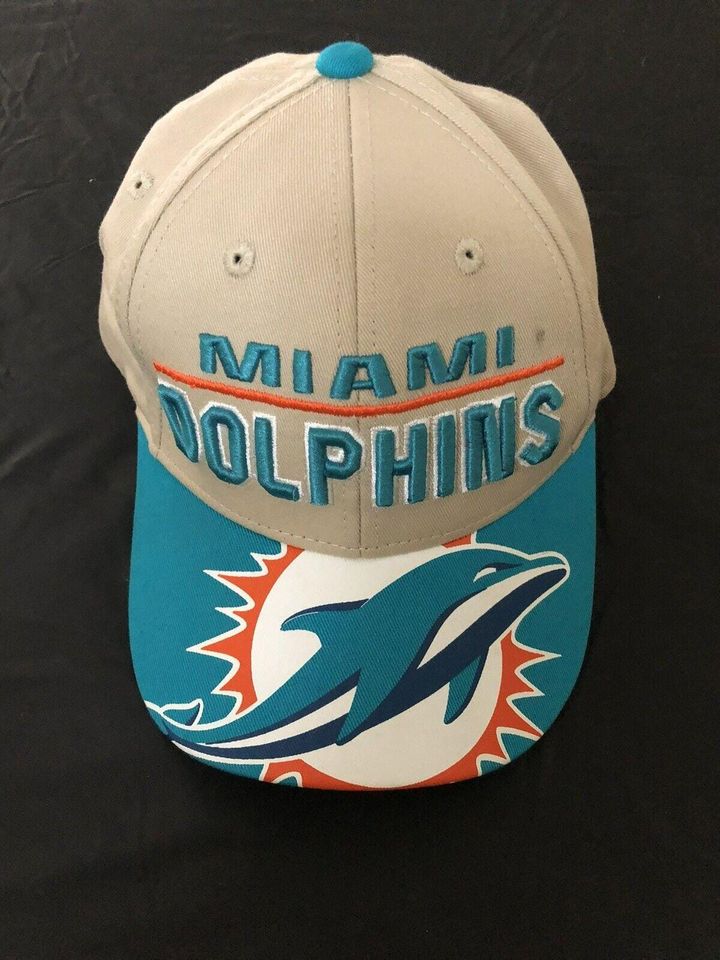 Miami Dolphins AOP Baseball Cap Adjustable Snapback Youth Cap