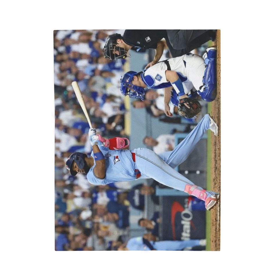 Vladimir Guerrero Throw Blanket | Toronto Baseball Home Bedroom Decor