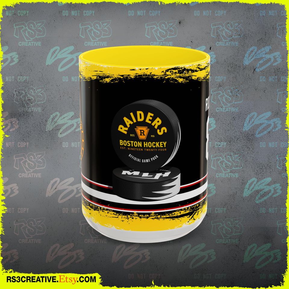 Heated Rivalry Mug - Boston Raiders - Ilya Rozanov -  Hockey TV Connor Storrie