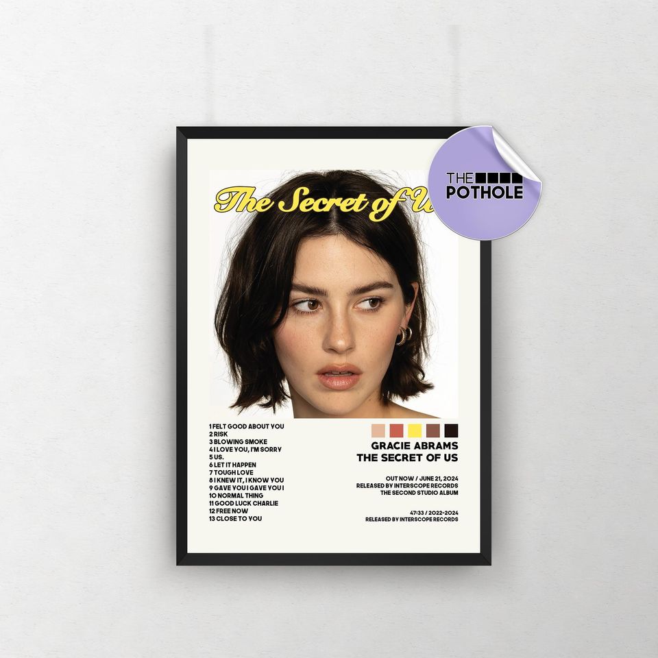 Gracie Abrams Poster | Music Tour Poster | Gift For Fan