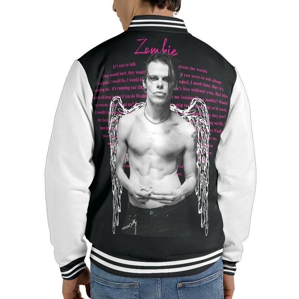 Yungblud Printed Baseball Jacket Tracksuit for Men