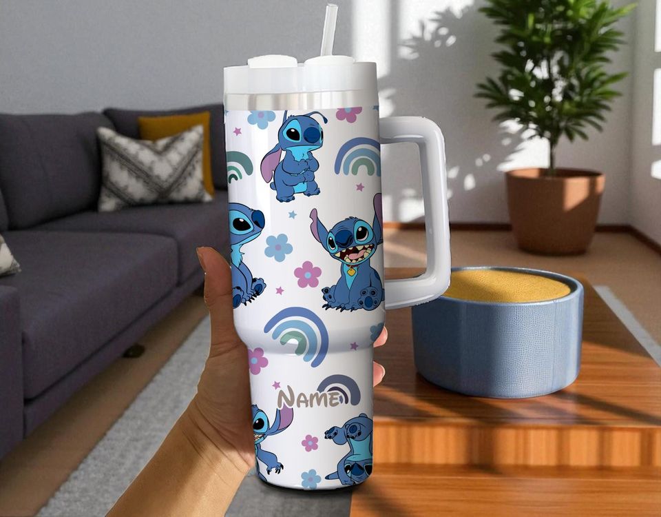 Personalized Blue Alien Tumbler