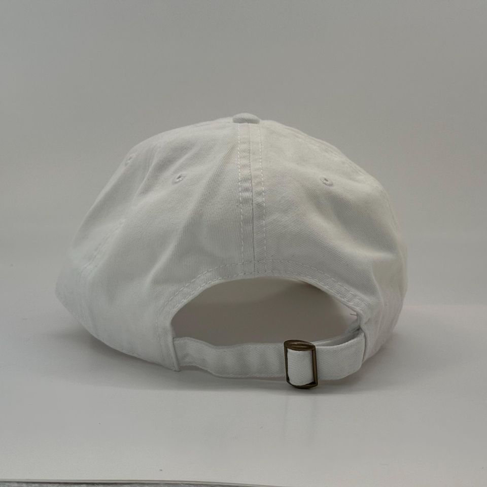 LA Forecast Dad Hat  White Strapback