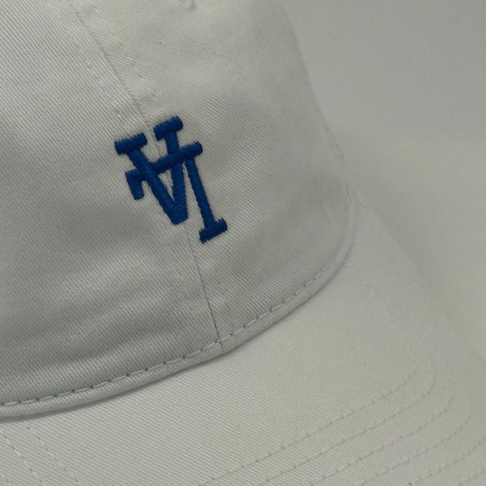 LA Forecast Dad Hat  White Strapback