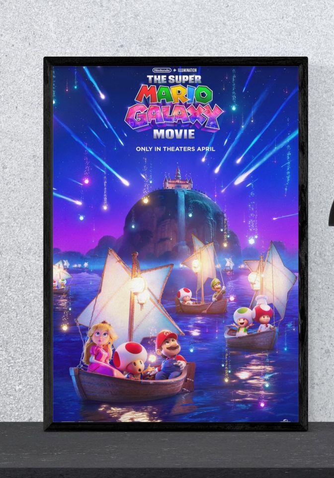 Great Movie Poster Mario Galaxy Poster