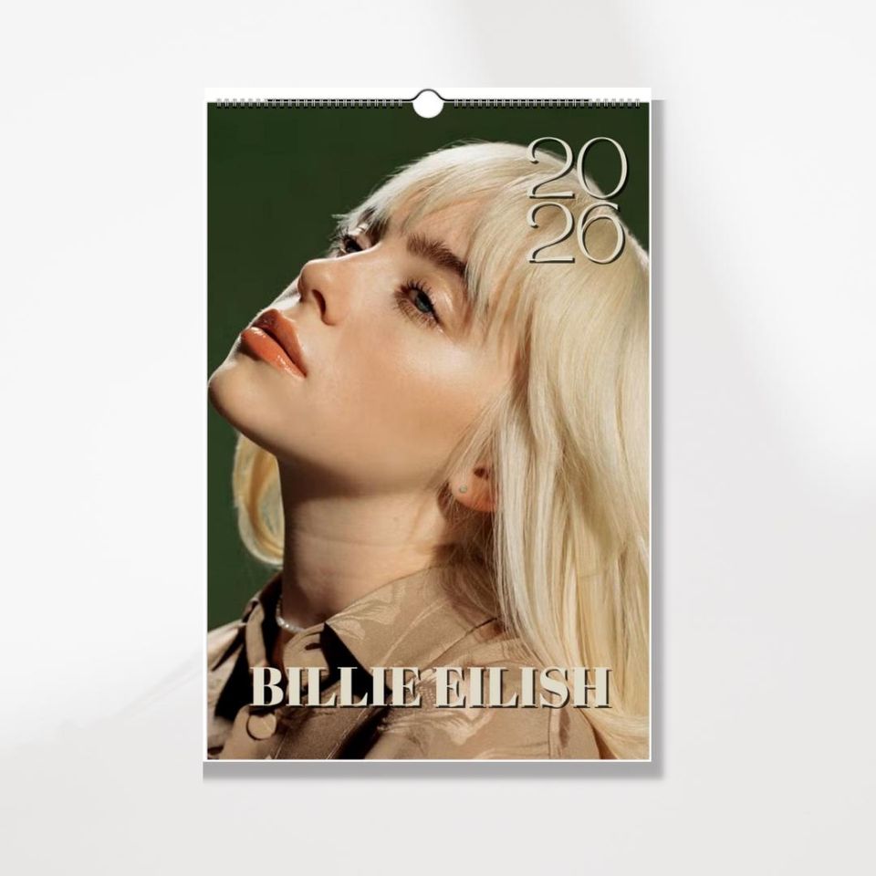 2026 Celebrity Wall Calendar: Minimalist Home Office Decor, Gift for Fans