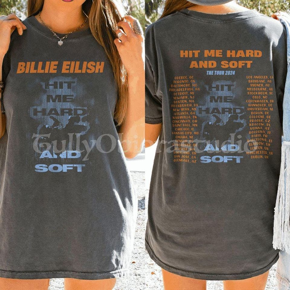 Hit Me Hard and Soft Sweatshirt, Billie Eilish Tour Merch