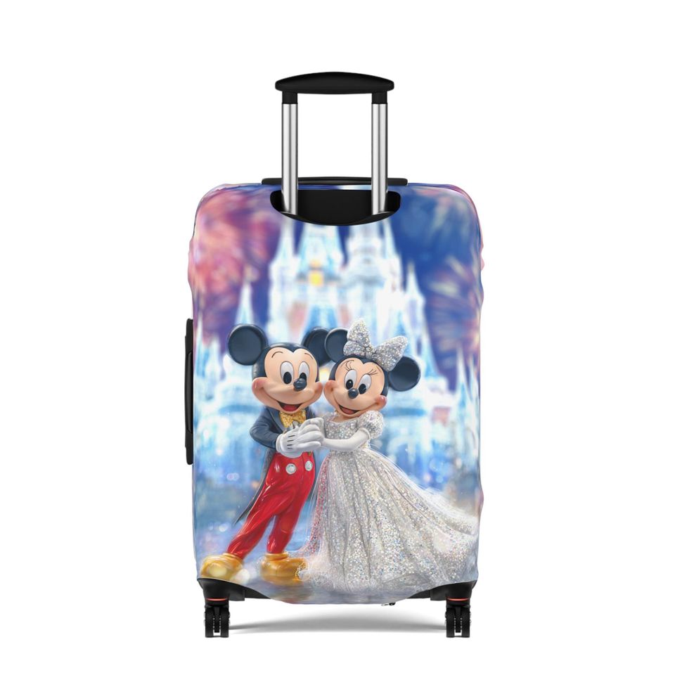 Mickey & Minnie Wedding Luggage Cover, Magical Travel Protector