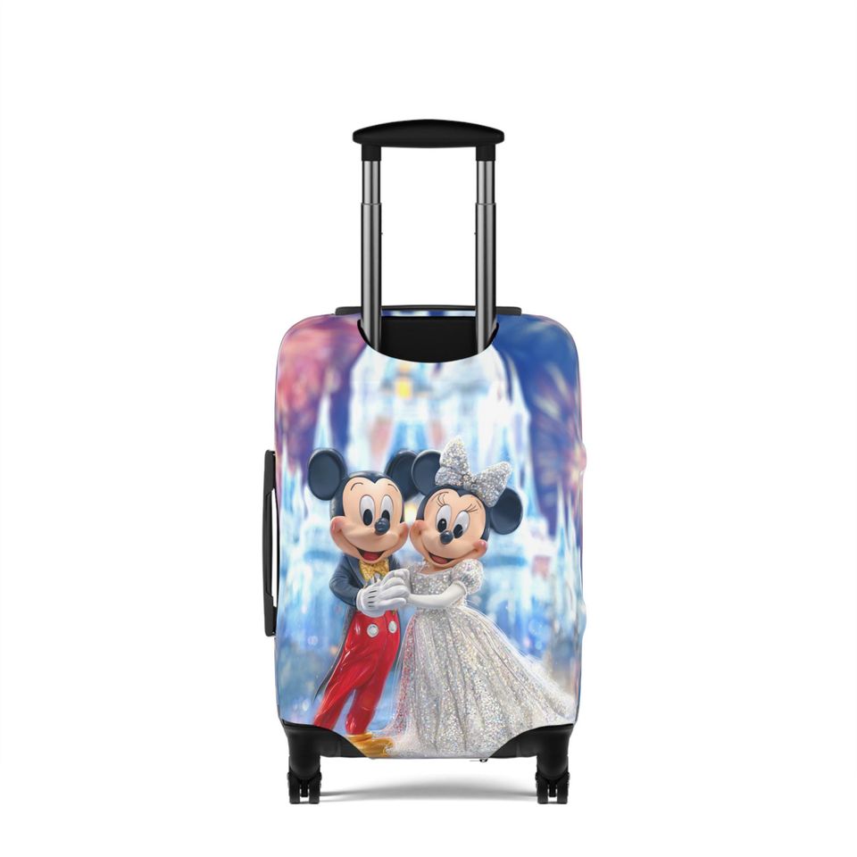 Mickey & Minnie Wedding Luggage Cover, Magical Travel Protector