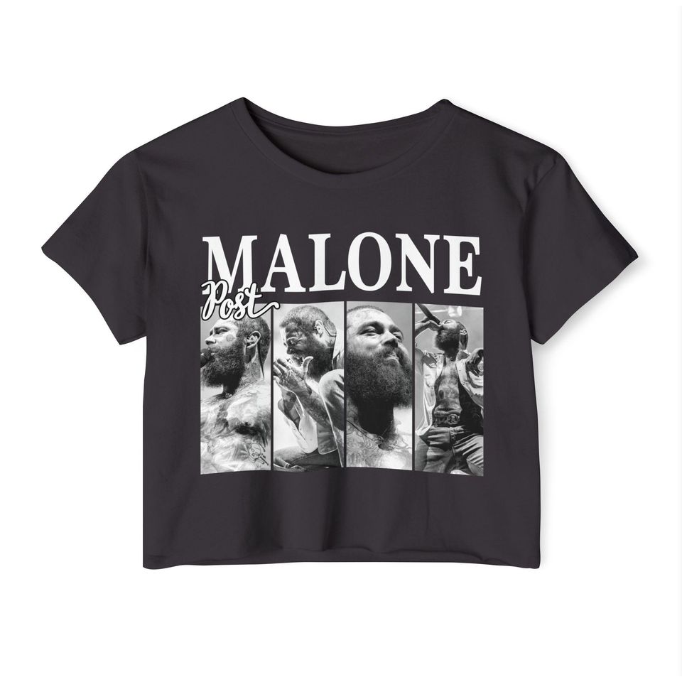 Posty Malone crop shirt tour Post Malone crop top