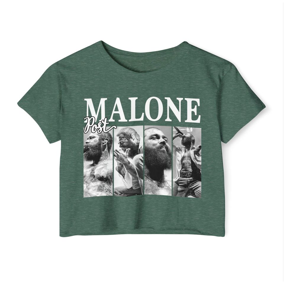 Posty Malone crop shirt tour Post Malone crop top