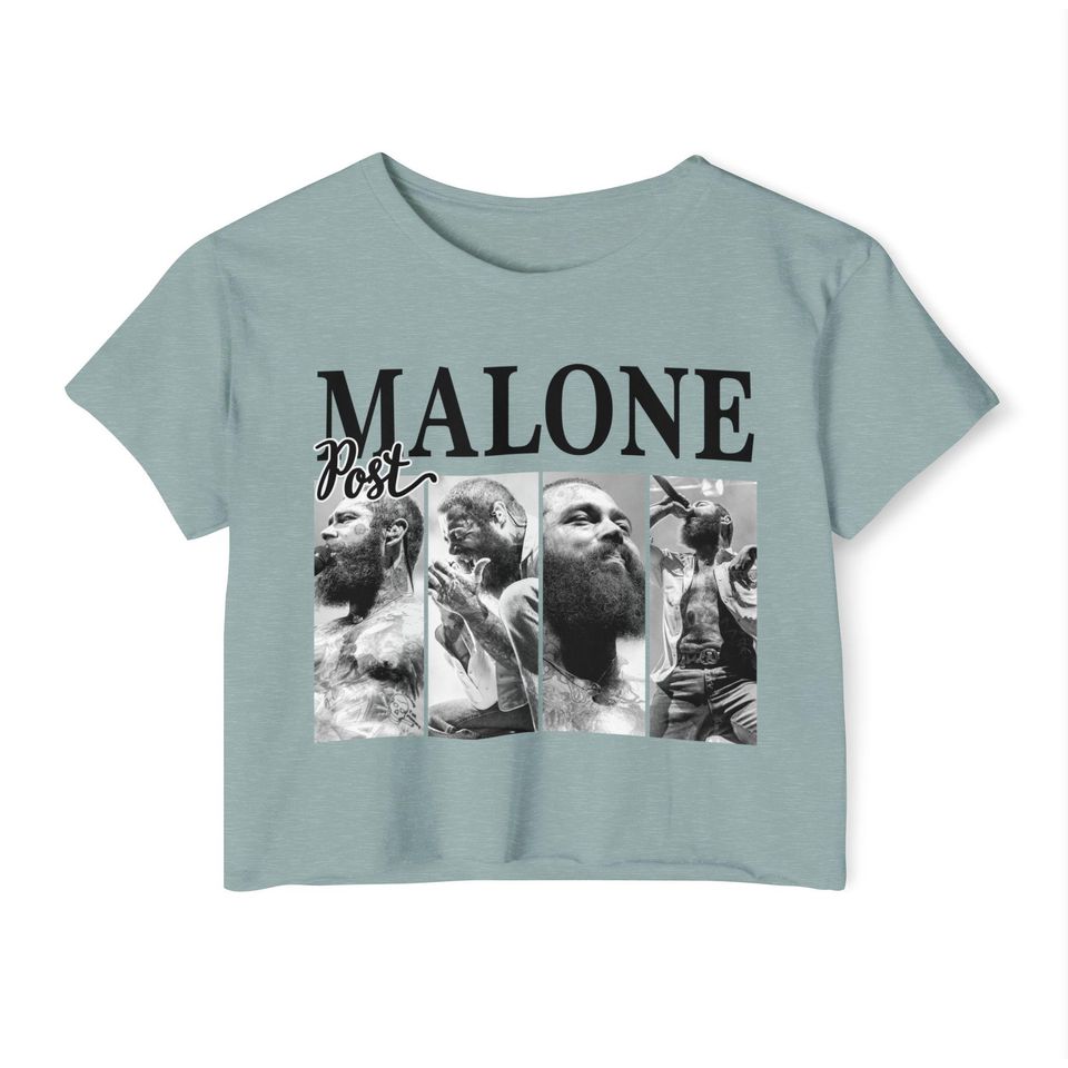 Posty Malone crop shirt tour Post Malone crop top