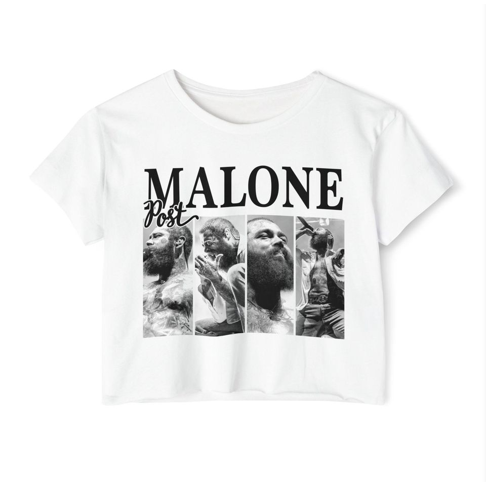 Posty Malone crop shirt tour Post Malone crop top