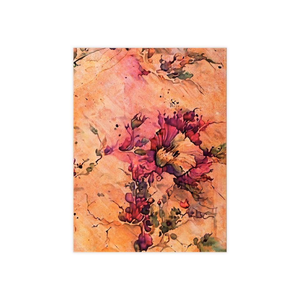 Ceramic Photo Tile - Rose of Sharon Fresco