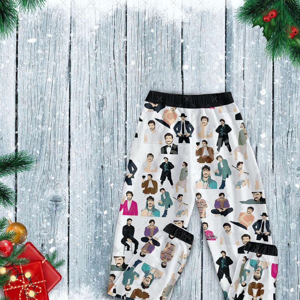 Pedro Pascal Family Christmas Pajamas