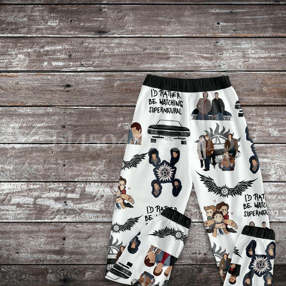 Supernatural Family Christmas Pajamas Set