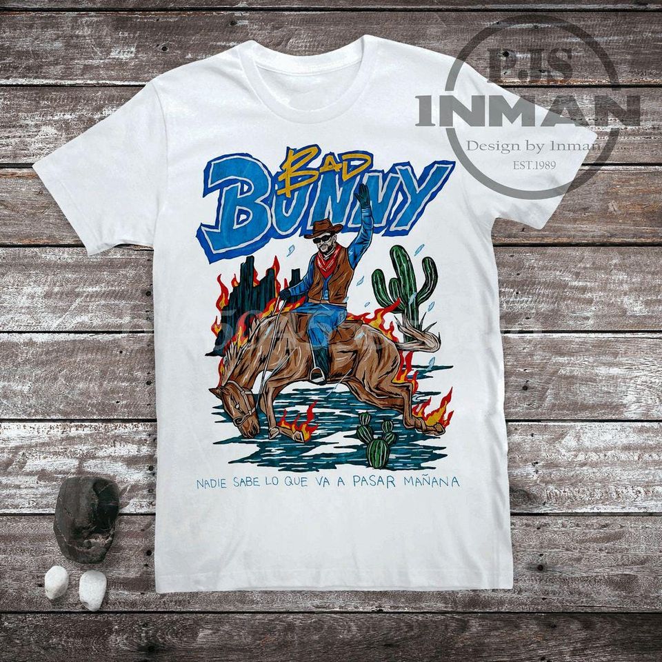 Bad Bunny Cowboy Christmas Pajamas Set for Adults and Kids