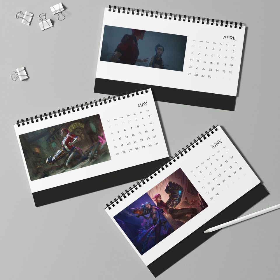 Arcane 2025 Calendar - Jinx, Vi, and More