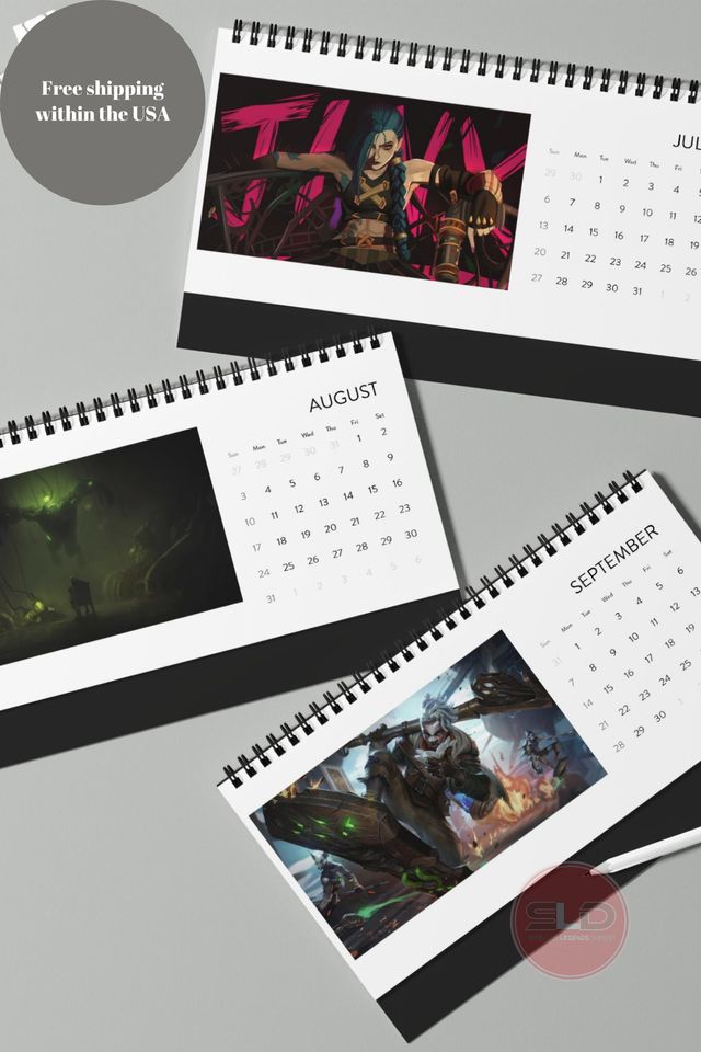 Arcane 2025 Calendar - Jinx, Vi, and More