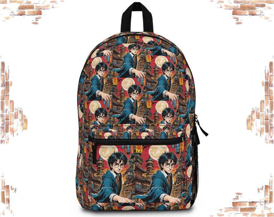 Hogwarts Wizard Backpack, Fantasy Wizardly Backpack, Harry Potter Backpack
