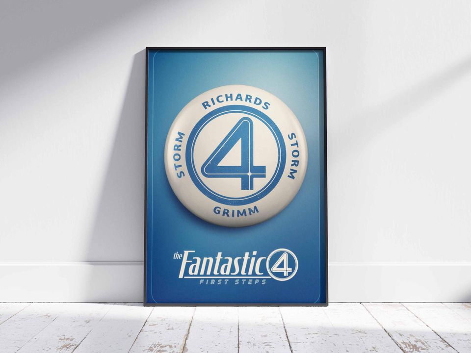The Fantastic Four: First Steps (2025) Movie Poster