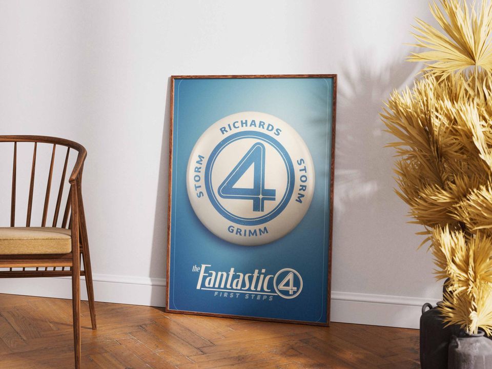 The Fantastic Four: First Steps (2025) Movie Poster