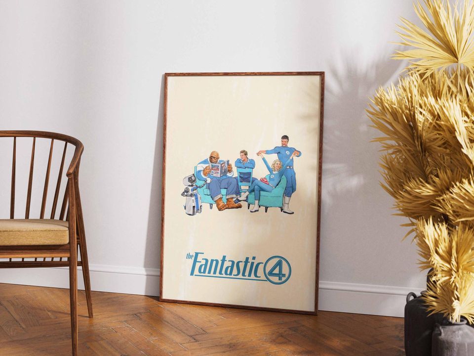 The Fantastic Four: First Steps (2025) Movie Poster