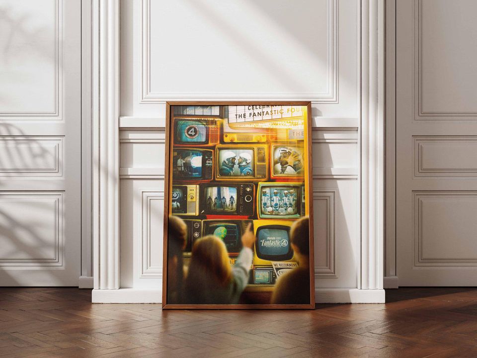 The Fantastic Four: First Steps (2025) Movie Poster