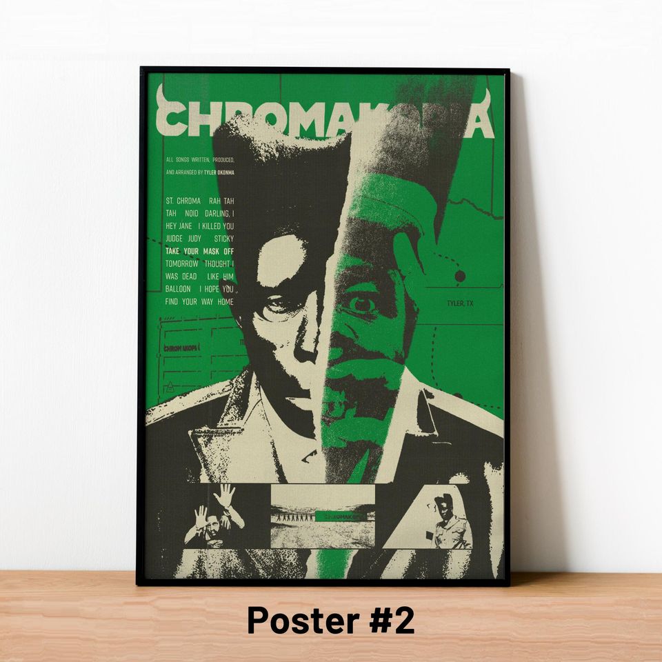 Tyler The Creator Chromakopia Poster, Chromakopia Album Poster