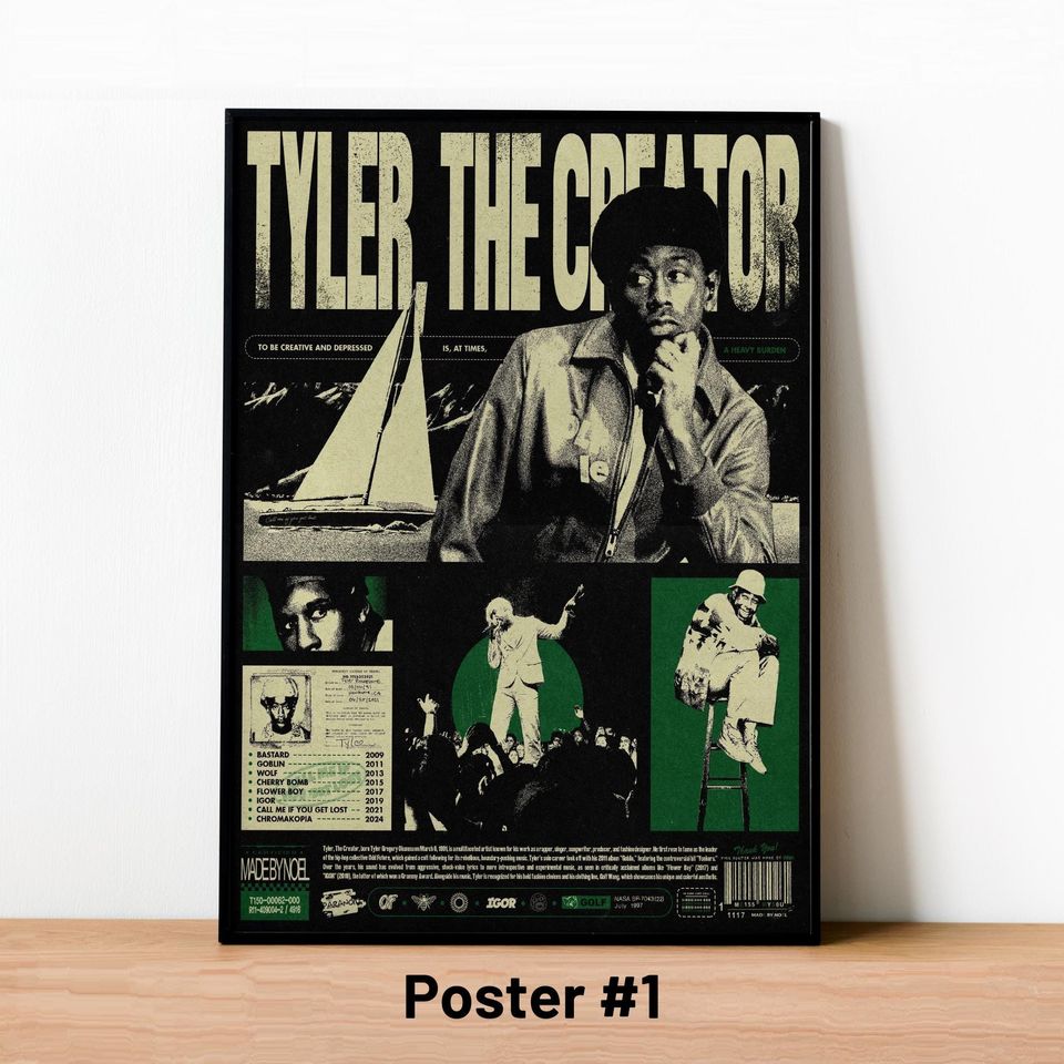 Tyler The Creator Chromakopia Poster, Chromakopia Album Poster