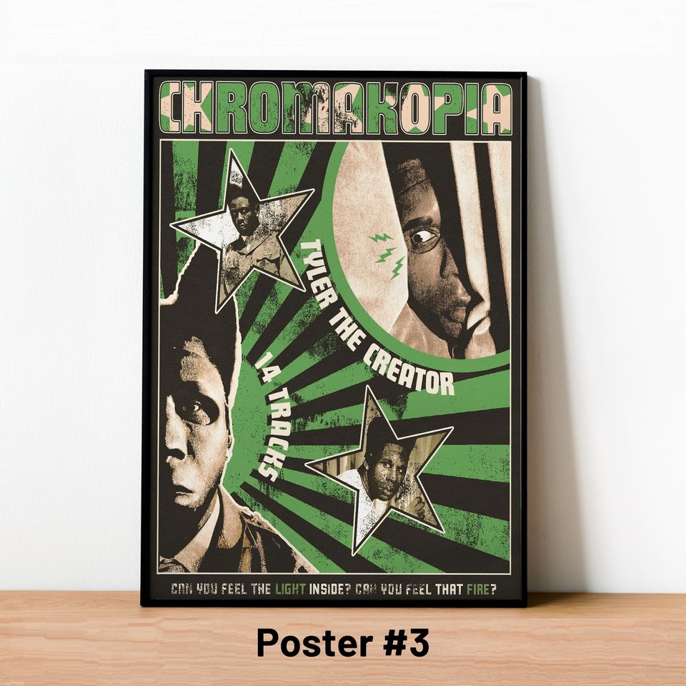 Tyler The Creator Chromakopia Poster, Chromakopia Album Poster