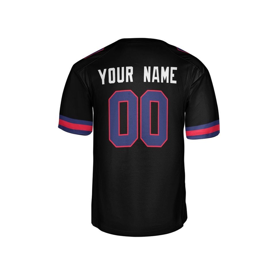 Personalized Black Giants Jersey: Game Jersey, Add Name & Number, Adult Sizes