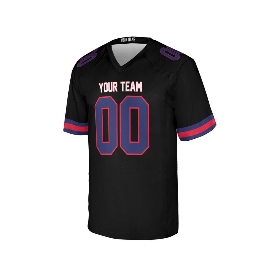 Personalized Black Giants Jersey: Game Jersey, Add Name & Number, Adult Sizes
