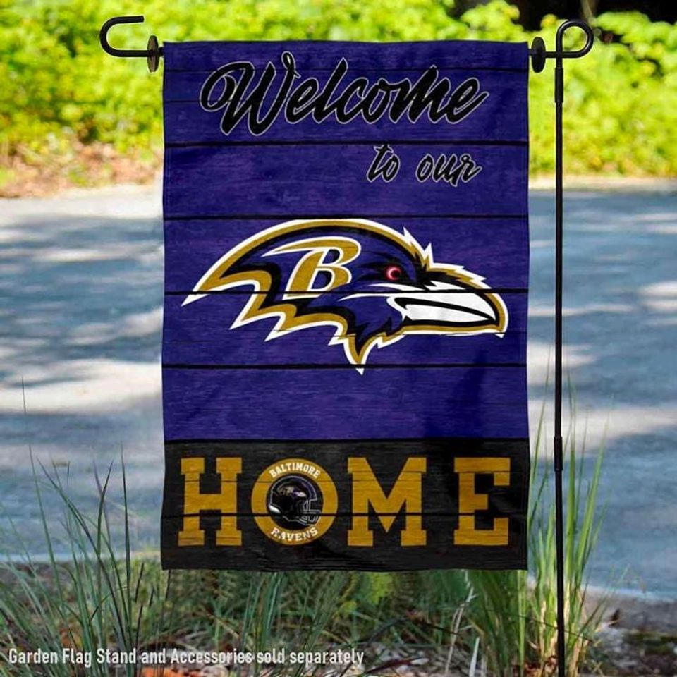 Baltimore Ravens Football Garden Flag