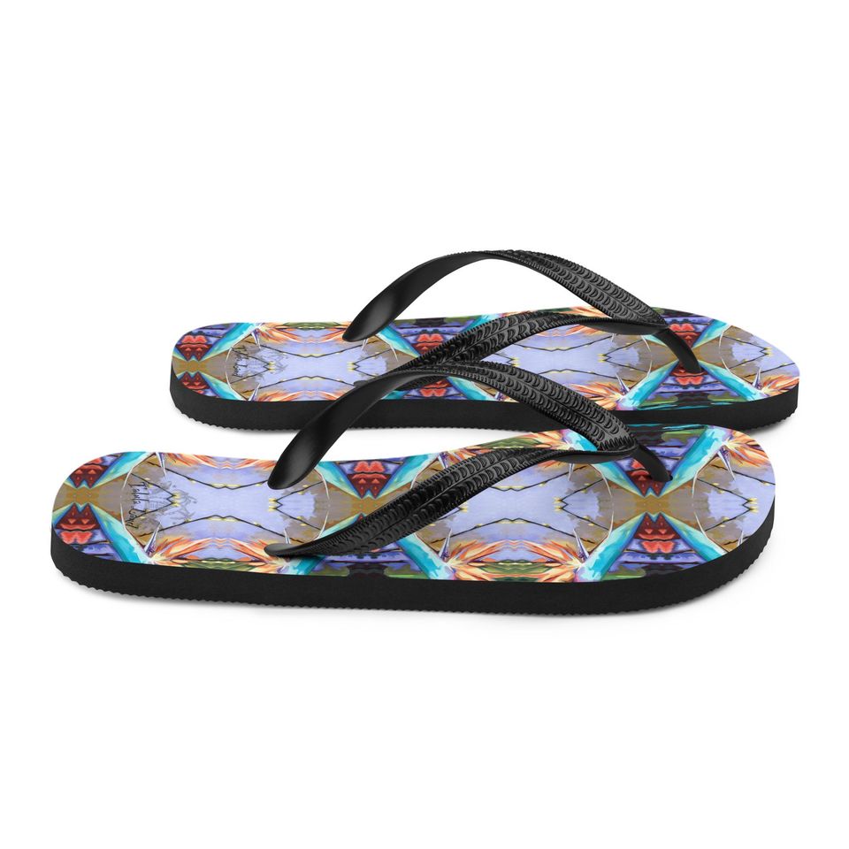 Bird of Paradise Flip-Flops