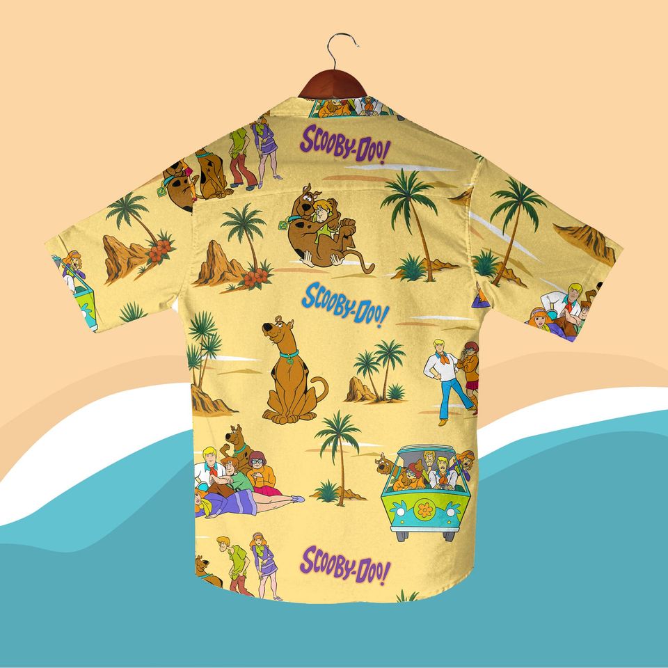 Scooby, Shaggy, and the Mystery Hawaiian Shirt Vintage Tropical Summer Outfit