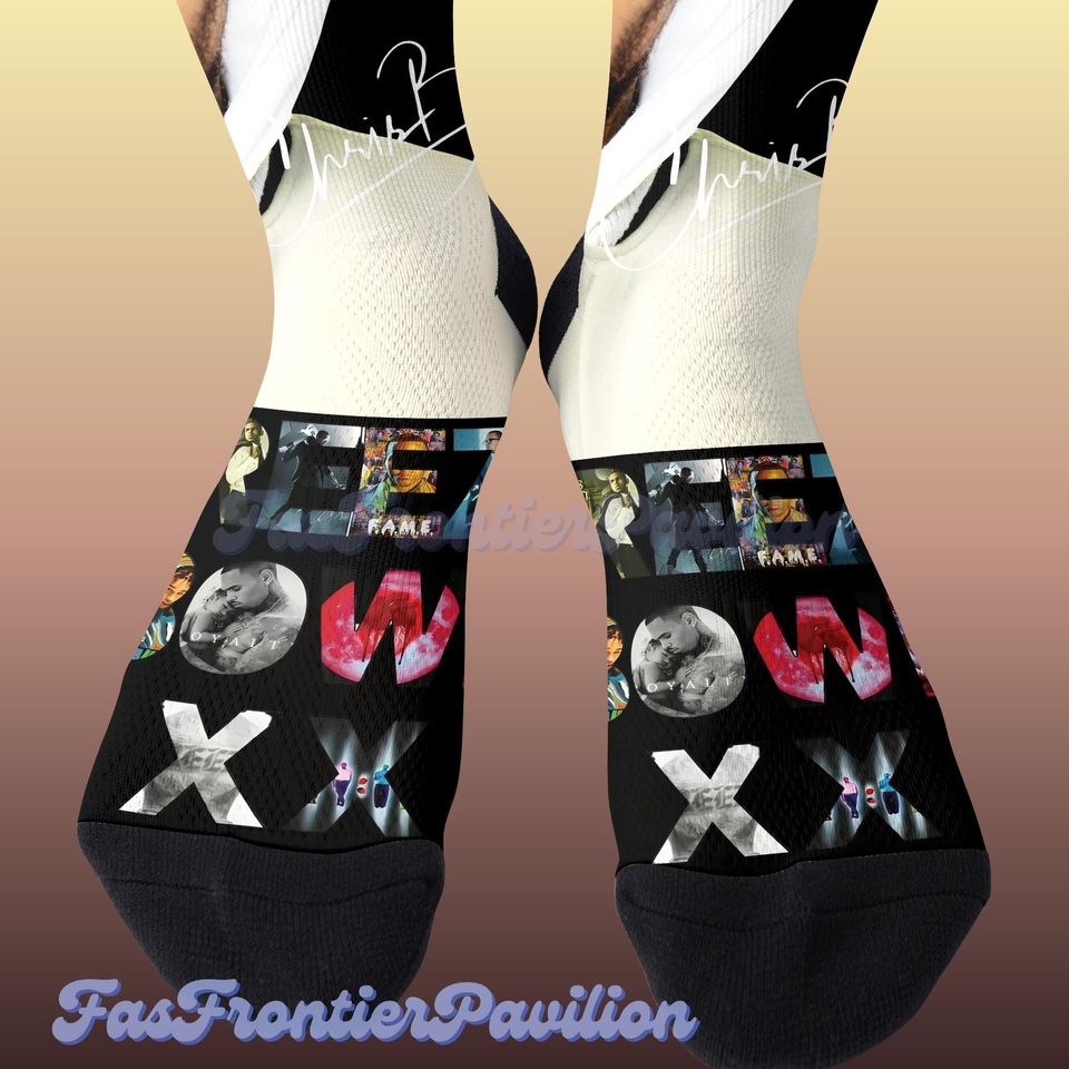 Chris Brown Socks, Breezy Bowl XX Tour Socks