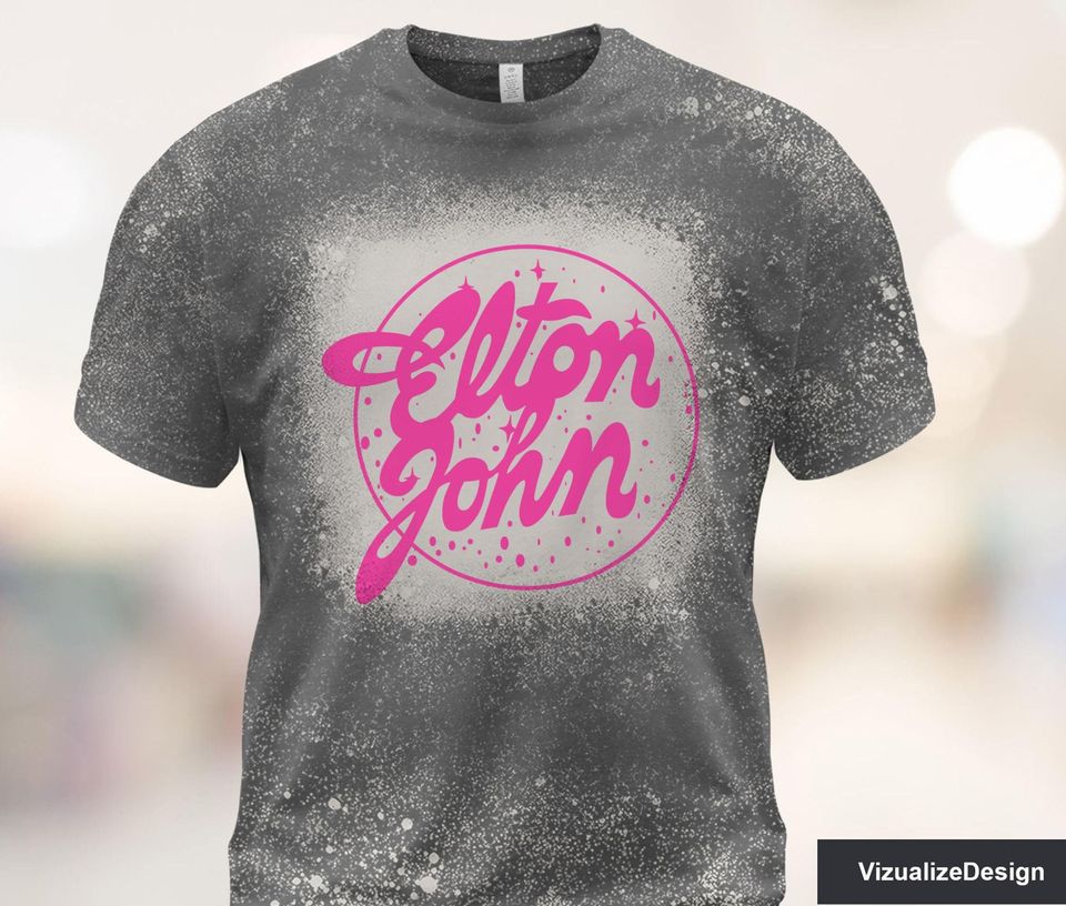Elton John Bleached 3D T shirt