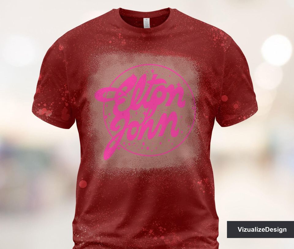 Elton John Bleached 3D T shirt