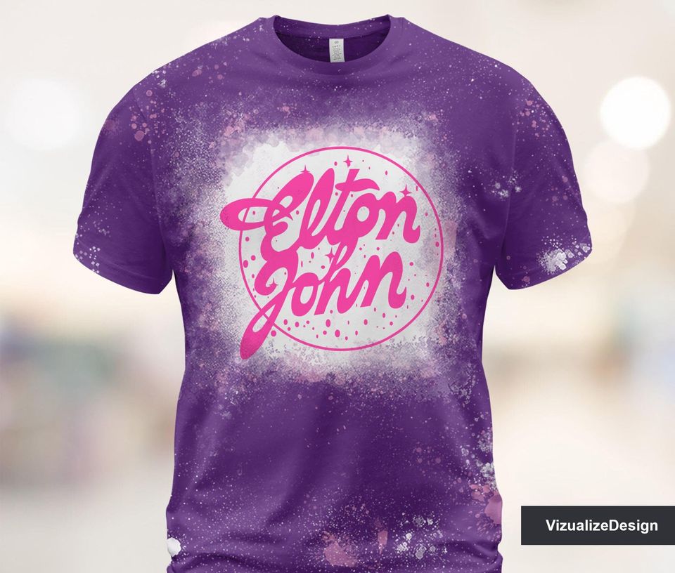 Elton John Bleached 3D T shirt