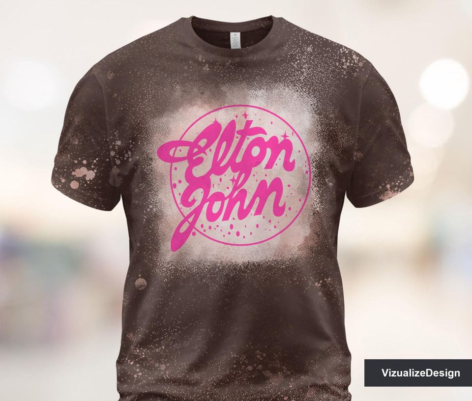 Elton John Bleached 3D T shirt