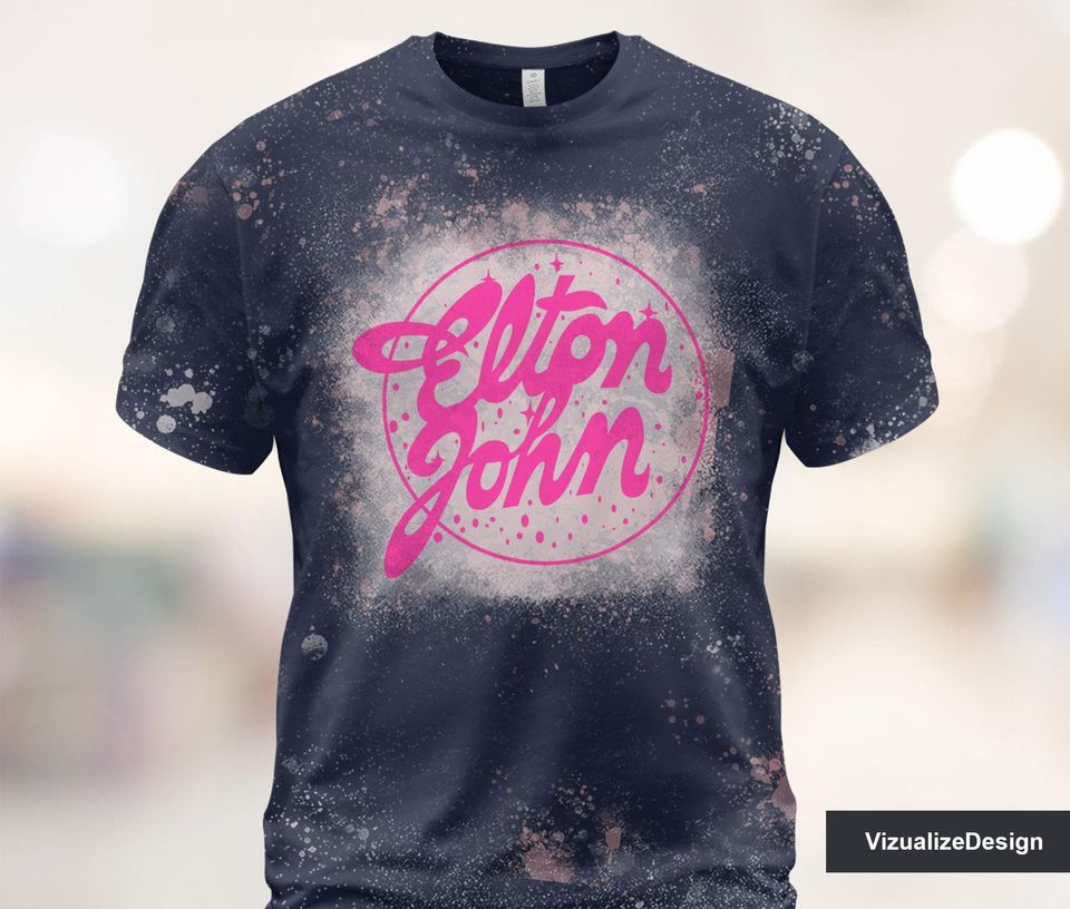Elton John Bleached 3D T shirt