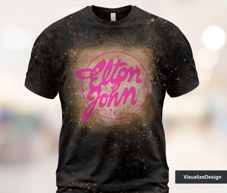 Elton John Bleached 3D T shirt