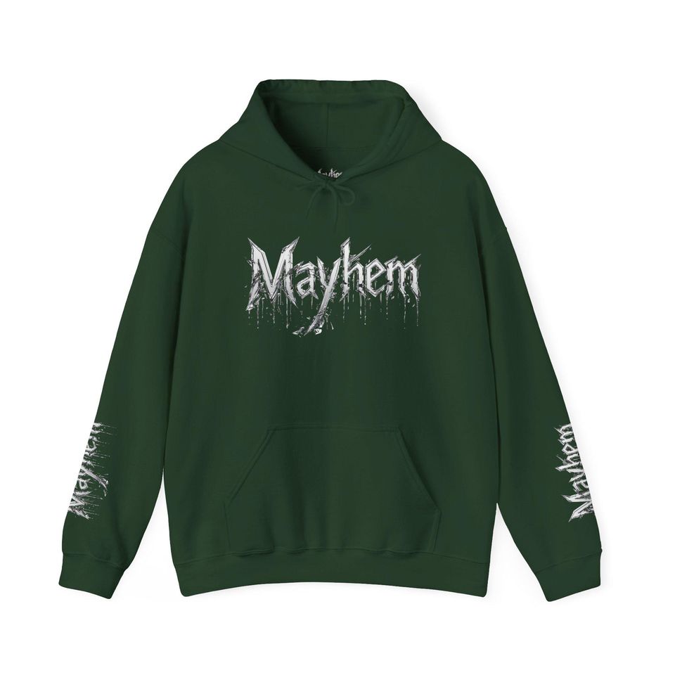 Mayhem Drip Logo 3D Hoodie | Graphic Hooded Sweatshirt
