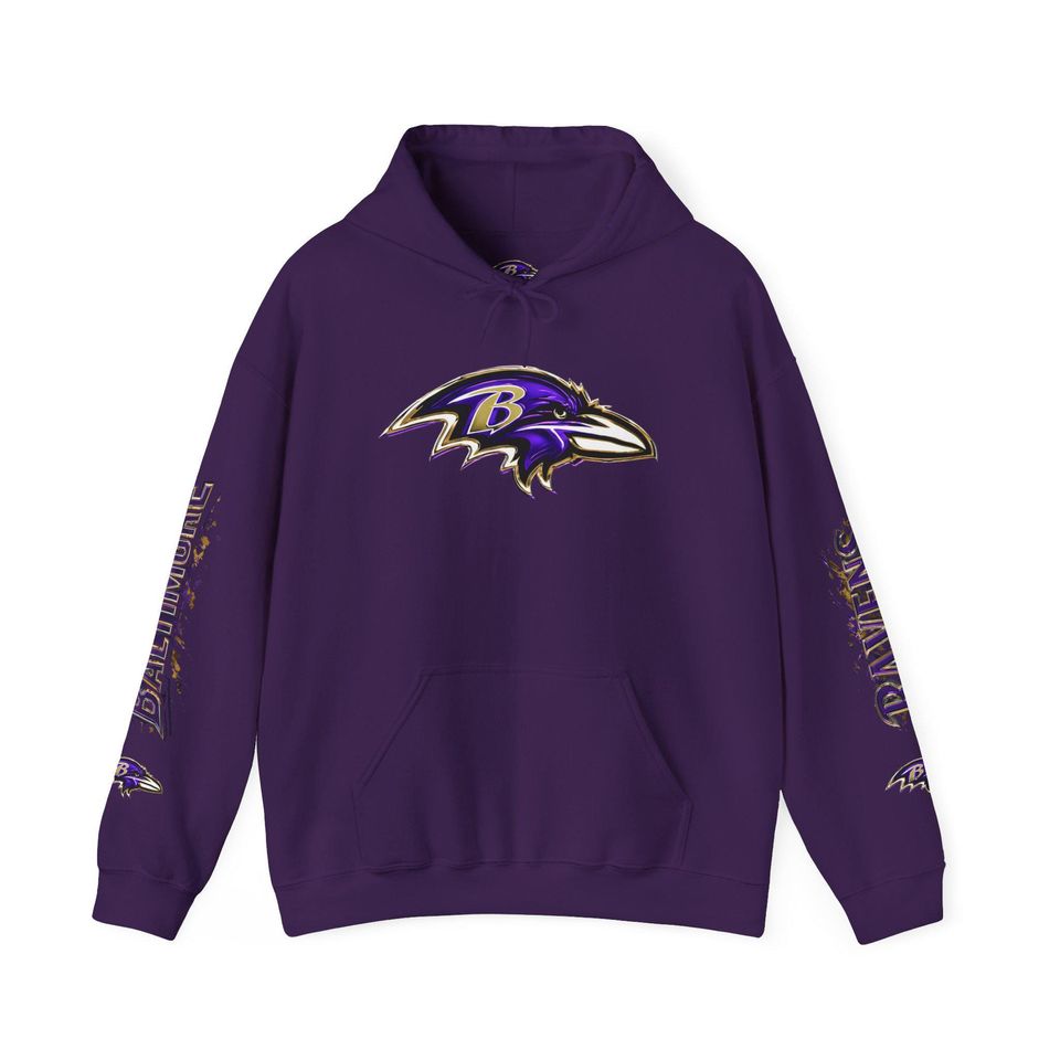 Baltimore Ravens Hoodie, Chrome Edition, Game Day Wear