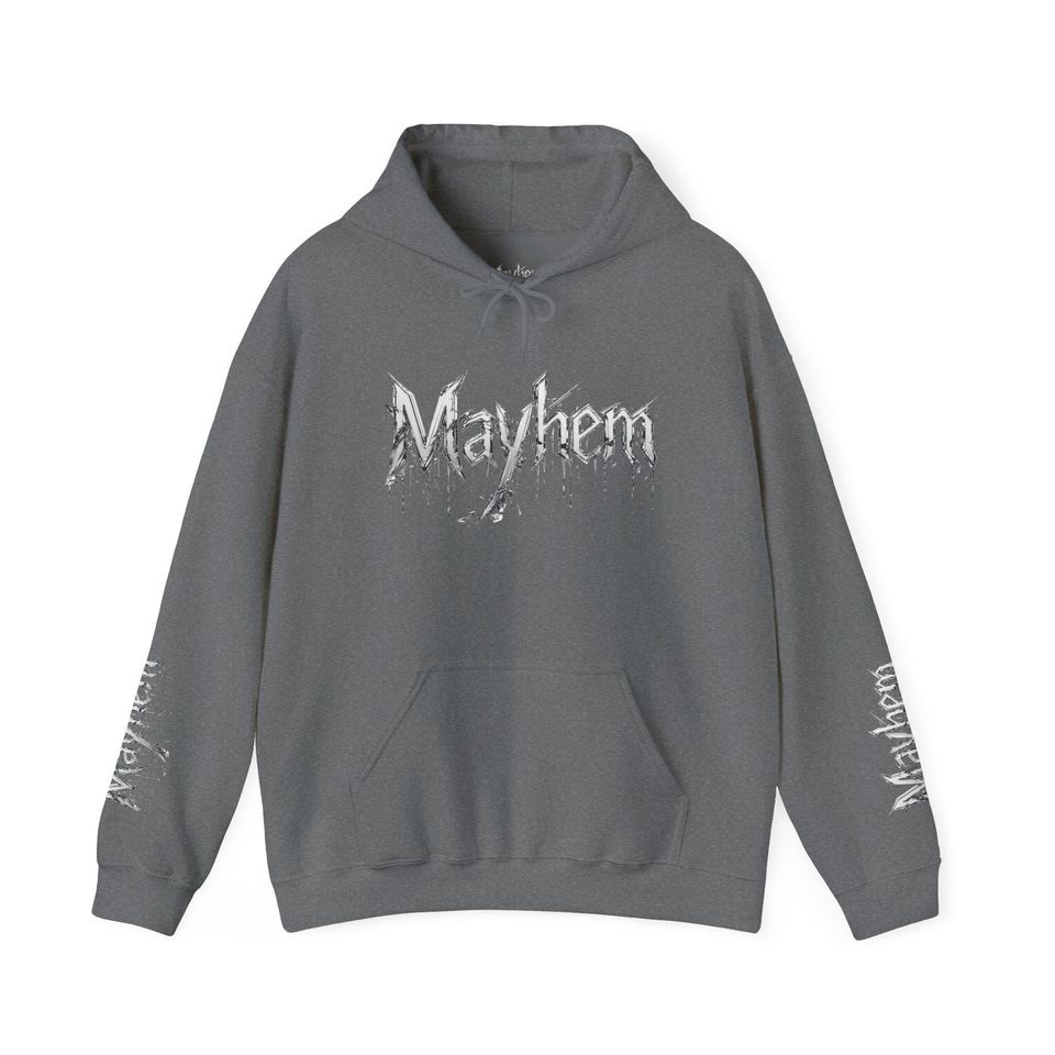Mayhem Drip Logo 3D Hoodie | Graphic Hooded Sweatshirt
