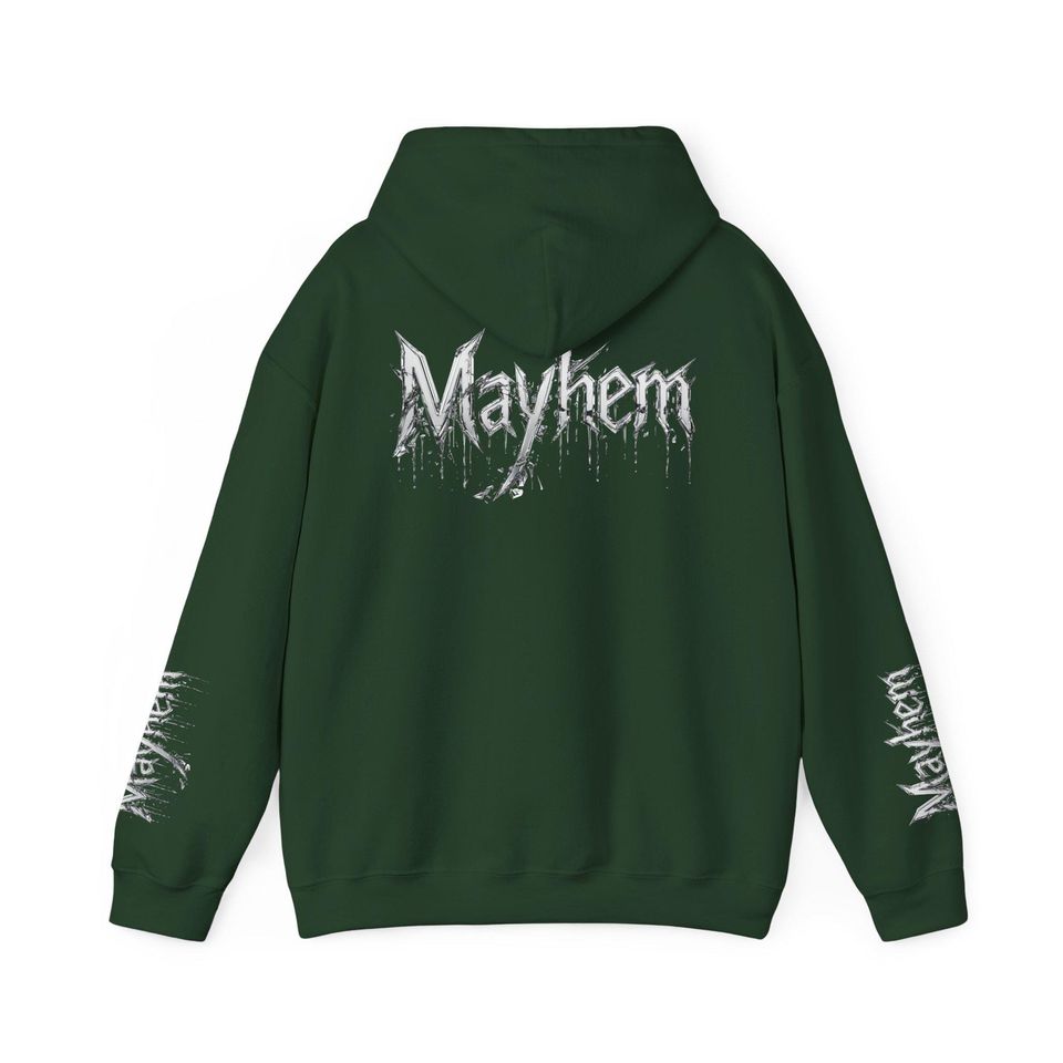 Mayhem Drip Logo 3D Hoodie | Graphic Hooded Sweatshirt