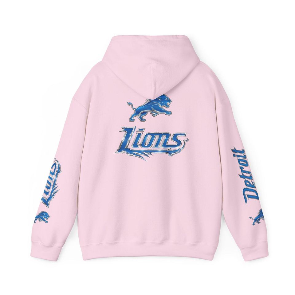 Detroit Lions Hoodie, Chrome Edition Pullover